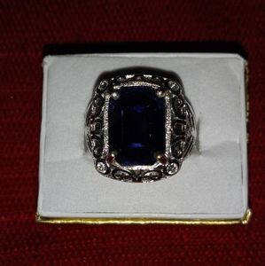 Lavender/Purple Sterling Silver 925 Ring Sz 7